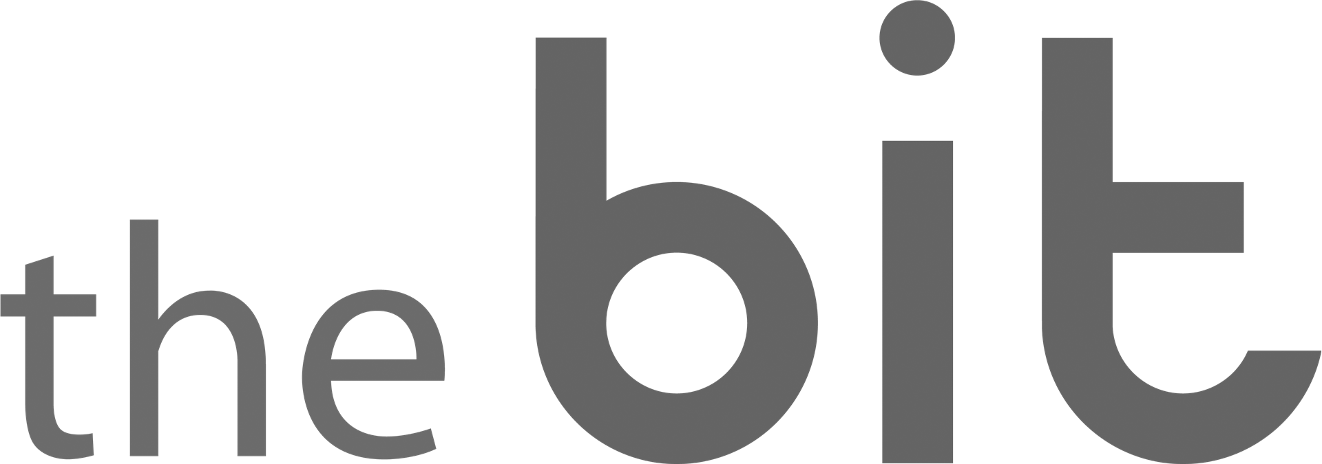 The Bit logo bw